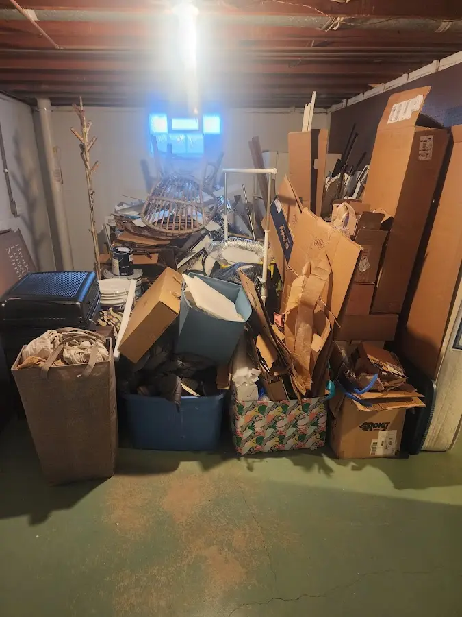 Roll-off dumpster container at job site for Construction Dumpster Rental in Limerick